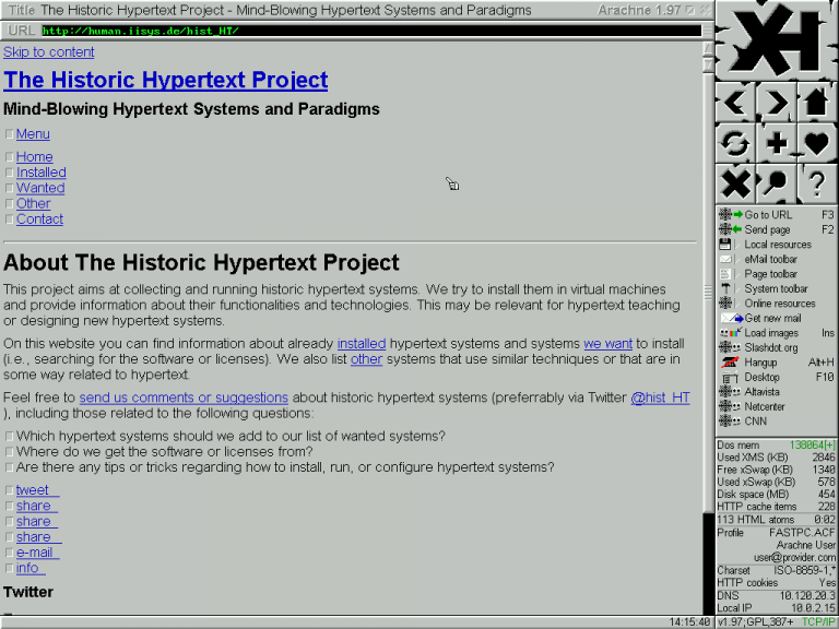 Web Browsers – The Historic Hypertext Project